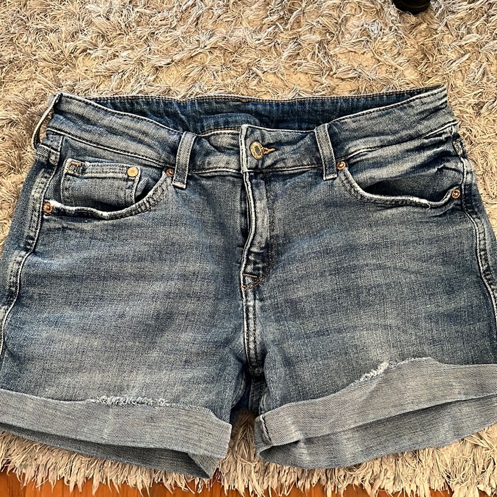 H&M relaxed fit denim shorts